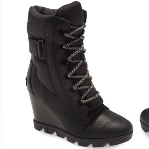 SOLD via OfferUP. SOREL Joan Uptown Mid Waterproof Wedge Bootie